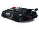 Lamborghini Veneno Police Matt Black Hyper Spec Series 1/24 Diecast Model Car Jada 37756 Lamborghini Veneno Police Matt Black Hyper Spec Series 1/24 Diecast Model Car Jada 37756