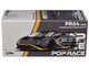 Lamborghini Huracan STO Matt Gray Metallic with Yellow Accents 1/64 Diecast Model Car Pop Race PR640242 Lamborghini Huracan STO Matt Gray Metallic with Yellow Accents 1/64 Diecast Model Car Pop Race PR640242