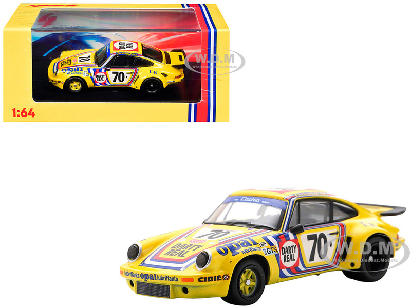 Porsche 911 Carrera RSR 3 0 #70 Henri Cachia  Raymound Touroul Dennis Rua ASA Cachia Bondy 24 Hours of Le Mans 1974 1/64 Model Car Spark 64S021