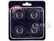 Super Sport Wheel and Tire Set of 4 pieces from 1970 Chevrolet Chevelle SS for 1/18 Scale Models ACME A1805530W Super Sport Wheel and Tire Set of 4 pieces from 1970 Chevrolet Chevelle SS for 1/18 Scale Models ACME A1805530W