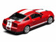 2007 Ford Mustang Shelby GT500 Torch Red with White Stripes 1/64 Diecast Model Car MotorHelix Greenlight GL-1251005A 2007 Ford Mustang Shelby GT500 Torch Red with White Stripes 1/64 Diecast Model Car MotorHelix Greenlight GL-1251005A
