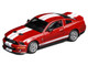 2007 Ford Mustang Shelby GT500 Torch Red with White Stripes 1/64 Diecast Model Car MotorHelix Greenlight GL-1251005A 2007 Ford Mustang Shelby GT500 Torch Red with White Stripes 1/64 Diecast Model Car MotorHelix Greenlight GL-1251005A