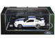 2007 Ford Mustang Shelby GT500 Performance White with Blue Stripes 1/64 Diecast Model Car MotorHelix Greenlight GL-1251005C 2007 Ford Mustang Shelby GT500 Performance White with Blue Stripes 1/64 Diecast Model Car MotorHelix Greenlight GL-1251005C