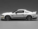 2007 Ford Mustang Shelby GT500 Super Snake Performance White with Matt Black Stripes 1/64 Diecast Model Car MotorHelix & Greenlight GL-1251006A