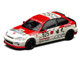 Honda Civic Type R EK9 RHD Right Hand Drive #925 Idemitsu Motion White and Red 1/64 Diecast Model Car MotorHelix M65040