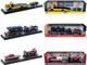 Auto Haulers Set of 3 Trucks Release 100 Limited Edition to 9600 pieces Worldwide 1/64 Diecast Models M2 Machines 36000-100