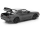 GTR R32 RHD Right Hand Drive Dark Chrome The Dark Chrome Series 1/64 Diecast Model Car Pop Race PRDC002