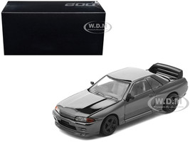 GTR R32 RHD Right Hand Drive Dark Chrome The Dark Chrome Series 1/64 Diecast Model Car Pop Race PRDC002