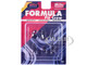 Formula Pit Crew Team Blue 6 piece Diecast Figure Set 6 Figures Limited Edition for 1/64 Scale Models American Diorama AD-2442MJ