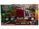 Peterbilt 379 Truck Tractor Burgundy Metallic Long Haul Trucker Series 1/32 Diecast Model New Ray 52803A