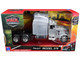 Peterbilt 379 Truck Tractor Silver Metallic Long Haul Trucker Series 1/32 Diecast Model New Ray 52803B