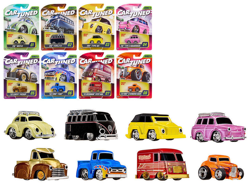 Mainline 2026 Series 11 Set of 8 Pieces Diecast Model Cars CarTuned 592631-XX10