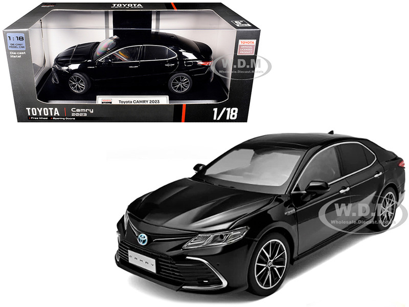 2023 Toyota Camry Hybrid Black 1/18 Diecast Model Car Heimanba H1042BK
