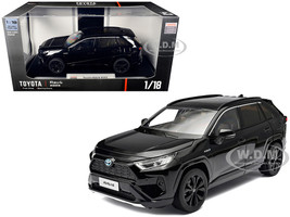 2023 Toyota Rav4 Hybrid Black 1/18 Diecast Model Car Heimanba H1062BK