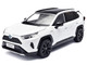 2023 Toyota Rav4 Hybrid White Metallic with Black Top 1/18 Diecast Model Car Heimanba H1062W 2023 Toyota Rav4 Hybrid White Metallic with Black Top 1/18 Diecast Model Car Heimanba H1062W