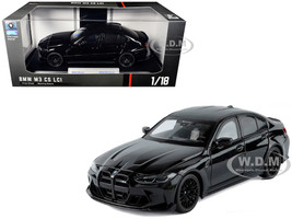 BMW M3 CS LCI Black Metallic with Matt Black Top 1/18 Diecast Model Car Heimanba H1292BK