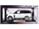 Land Rover Range Rover 50th Anniversary White Metallic with Sunroof 1/18 Diecast Model Car Heimanba Q1001A-W Land Rover Range Rover 50th Anniversary White Metallic with Sunroof 1/18 Diecast Model Car Heimanba Q1001A-W