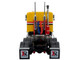 1970 GMC Astro 95 Tractor with Dry Van Trailer Ryder Truck Rental Yellow with Stripes North American Vintage Truck Collection Limited Edition to 504 pieces Worldwide 1/43 Diecast Model Iconic Replicas 43-0662