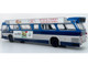 1963 GM TDH 5303 Transit Bus MTA New York City Surface Transit Blue Two Tone with Graphics The Bus & Motorcoach Collection Limited Edition to 504 pieces Worldwide 1/43 Plastic Model Iconic Replicas 43-0666