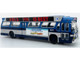 1963 GM TDH 5303 Transit Bus MTA New York City Surface Transit Blue Two Tone with Graphics The Bus & Motorcoach Collection Limited Edition to 504 pieces Worldwide 1/43 Plastic Model Iconic Replicas 43-0666