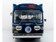 1963 GM TDH 5303 Transit Bus MTA New York City Surface Transit Blue Two Tone with Graphics The Bus & Motorcoach Collection Limited Edition to 504 pieces Worldwide 1/43 Plastic Model Iconic Replicas 43-0666