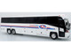 MCI D4520 Commuter Coach Bus Coach USA White with Blue and Red Stripes The Bus & Motorcoach Collection Limited Edition to 504 pieces Worldwide 1/87 (HO) Diecast Model Iconic Replicas 87-0652