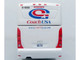 MCI D4520 Commuter Coach Bus Coach USA White with Blue and Red Stripes The Bus & Motorcoach Collection Limited Edition to 504 pieces Worldwide 1/87 (HO) Diecast Model Iconic Replicas 87-0652