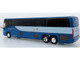 MCI D4520 Commuter Coach Bus Greyhound Lines Blue with Light Blue Stripes The Bus & Motorcoach Collection Limited Edition to 504 pieces Worldwide 1/87 (HO) Diecast Model Iconic Replicas 87-0654