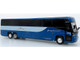 MCI D4520 Commuter Coach Bus Greyhound Lines Blue with Light Blue Stripes The Bus & Motorcoach Collection Limited Edition to 504 pieces Worldwide 1/87 (HO) Diecast Model Iconic Replicas 87-0654