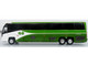 MCI D4520 Commuter Coach Bus GO Transit Green and White The Bus & Motorcoach Collection Limited Edition to 504 pieces Worldwide 1/87 (HO) Diecast Model Iconic Replicas 87-0657