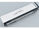 Prevost H3-45 Coach Bus Greyhound Scenicruiser Service White and Raw Metal The Bus & Motorcoach Collection Limited Edition to 504 pieces Worldwide 1/87 (HO) Diecast Model Iconic Replicas 87-0659