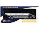 Prevost H3-45 Coach Bus Greyhound Scenicruiser Service White and Raw Metal The Bus & Motorcoach Collection Limited Edition to 504 pieces Worldwide 1/87 (HO) Diecast Model Iconic Replicas 87-0659