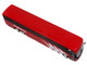MCI D4520 Commuter Coach Bus Burlington Trailways Red with White Graphics The Bus & Motorcoach Collection Limited Edition to 504 pieces Worldwide 1/87 (HO) Diecast Model Iconic Replicas 87-0661