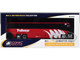 MCI D4520 Commuter Coach Bus Burlington Trailways Red with White Graphics The Bus & Motorcoach Collection Limited Edition to 504 pieces Worldwide 1/87 (HO) Diecast Model Iconic Replicas 87-0661