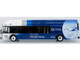 New Flyer Xcelsior XN40 Transit Bus Delta Air Lines 100th Anniversary Blue and White with Graphics The Bus & Motorcoach Collection Limited Edition 1/87 (HO) Diecast Model Iconic Replicas 87-0679