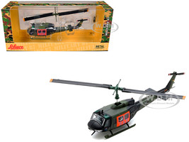 Bell UH 1D Helicopter SAR German Army Green Camouflage 1/87 (HO) Diecast Model Schuco 452680800