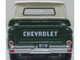 1965 Chevrolet C10 Stepside Pickup Truck Dark Green with Ivory Top 1/87 (HO) Scale Diecast Model Car Oxford Diecast 87CP65008