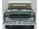 1965 Chevrolet C10 Stepside Pickup Truck Dark Green with Ivory Top 1/87 (HO) Scale Diecast Model Car Oxford Diecast 87CP65008
