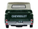 1965 Chevrolet C10 Stepside Pickup Truck Dark Green with Ivory Top 1/87 (HO) Scale Diecast Model Car Oxford Diecast 87CP65008