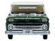 1965 Chevrolet C10 Stepside Pickup Truck Dark Green with Ivory Top 1/87 (HO) Scale Diecast Model Car Oxford Diecast 87CP65008