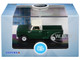 1965 Chevrolet C10 Stepside Pickup Truck Dark Green with Ivory Top 1/87 (HO) Scale Diecast Model Car Oxford Diecast 87CP65008