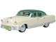 1953 Kaiser Manhattan Stardust Ivory with Jade Green Metallic Top 1/87 (HO) Scale Diecast Model Car Oxford Diecast 87KM53001