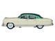 1953 Kaiser Manhattan Stardust Ivory with Jade Green Metallic Top 1/87 (HO) Scale Diecast Model Car Oxford Diecast 87KM53001