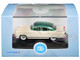 1953 Kaiser Manhattan Stardust Ivory with Jade Green Metallic Top 1/87 (HO) Scale Diecast Model Car Oxford Diecast 87KM53001