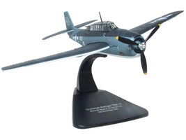 Grumman Avenger TBM 1C Aircraft White 83 Blopsy VC 76 Petrof Bay 1945 United States Navy Oxford Aviation Series 1/72 Diecast Model Airplane Oxford Diecast AC132