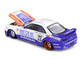 Nissan Skyline GT R R33 RHD Right Hand Drive #33 BFTHR V1 Blue and White with Graphics Designed by Jun Imai Kaido House Special 1/64 Diecast Model Car Mini GT KHMG213