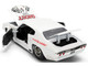 1971 Chevrolet Chevelle SS Ghost SS White with Graphics Bigtime Muscle Series 1/24 Diecast Model Car Jada 36636 1971 Chevrolet Chevelle SS Ghost SS White with Graphics Bigtime Muscle Series 1/24 Diecast Model Car Jada 36636