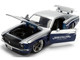 1970 Ford Mustang Boss 429 Iron Stallion Speed Shop Silver and Dark Blue Metallic Bigtime Muscle Series 1/24 Diecast Model Car Jada 36639 1970 Ford Mustang Boss 429 Iron Stallion Speed Shop Silver and Dark Blue Metallic Bigtime Muscle Series 1/24 Diecast Model Car Jada 36639