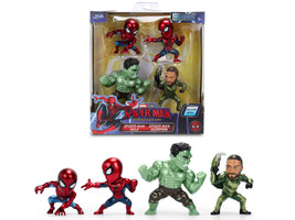 Set of 4 Diecast Figures Spider Man Brand New Day 2026 Movie Metalfigs Series Diecast models Jada 37776