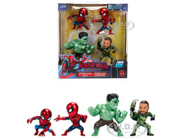 Set of 4 Diecast Figures Spider Man Brand New Day 2026 Movie Metalfigs Series Diecast models Jada 37776